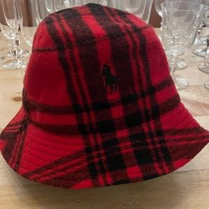 Polo Ralph Lauren Plaid Bucket Hat New